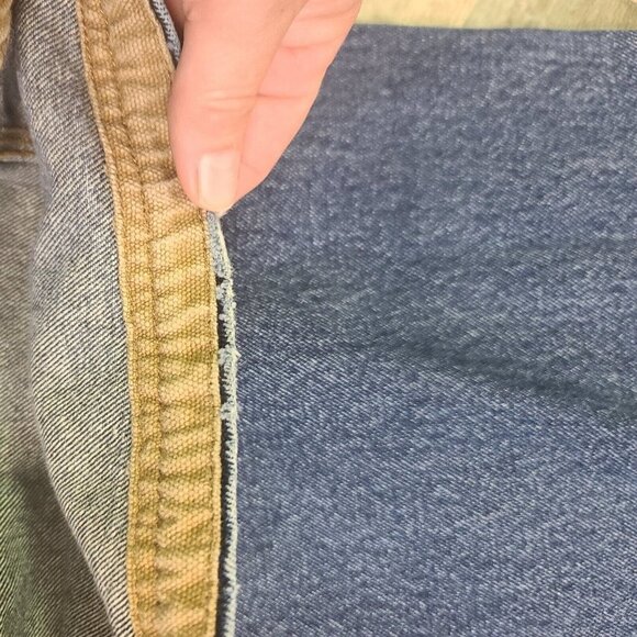 Duluth Men's Relaxed Fit Straight Blue Jeans Sz 38x34 Heavy 100% Cotton EUC - Picture 3 of 4